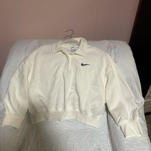 Nike button up sweater crewneck size L